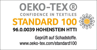 Zertifikat: Öko-Tex Standard